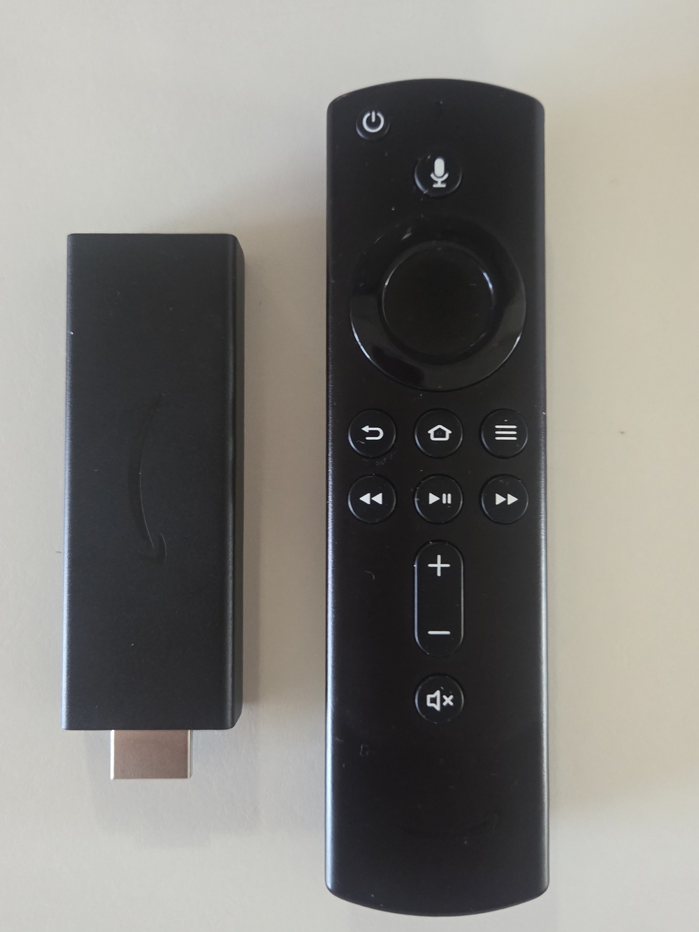 Amazon Black Media Streaming Stick with Voice Remote